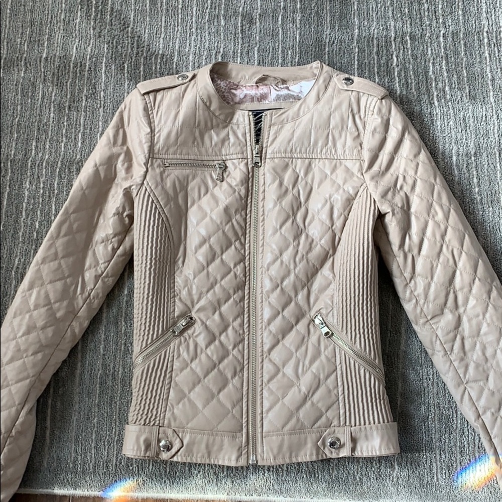 Faux leather GUESS jacket